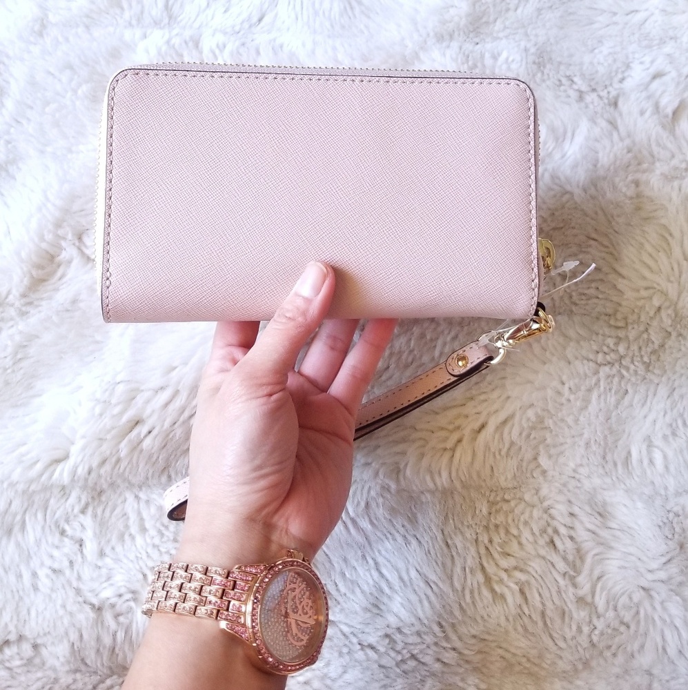 🍒NWT🍒 MICHAEL KORS LEATHER DOME SATCHEL + WALLET - Picture 8 of 8